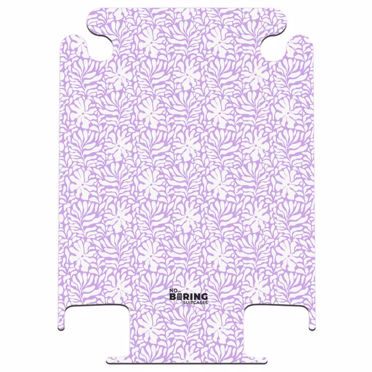 CaseSwap™ - Bloemen en bladeren op paarse achtergrond — 1