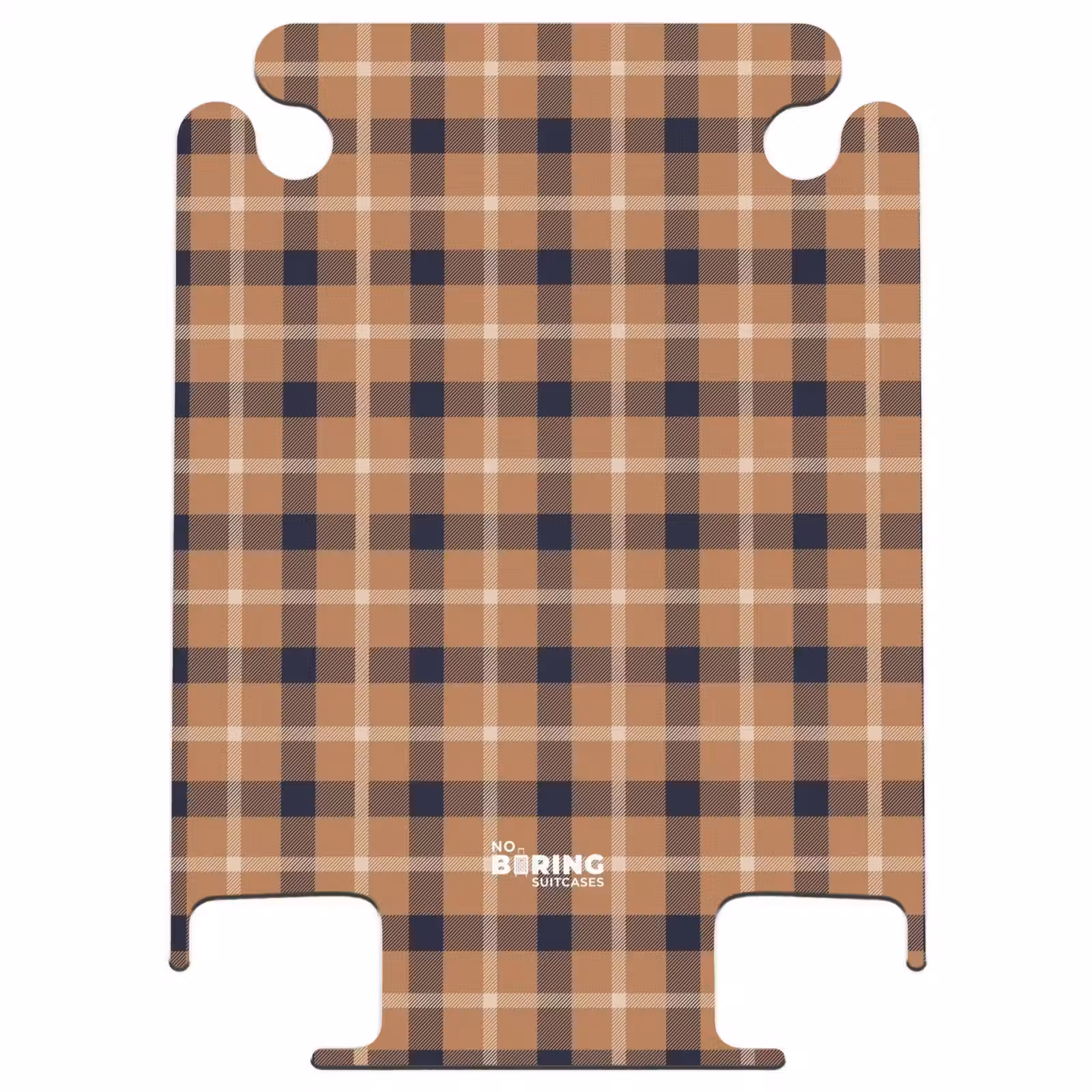 CaseSwap™ - Klassiek dambordpatroon in camel en zwart — 1