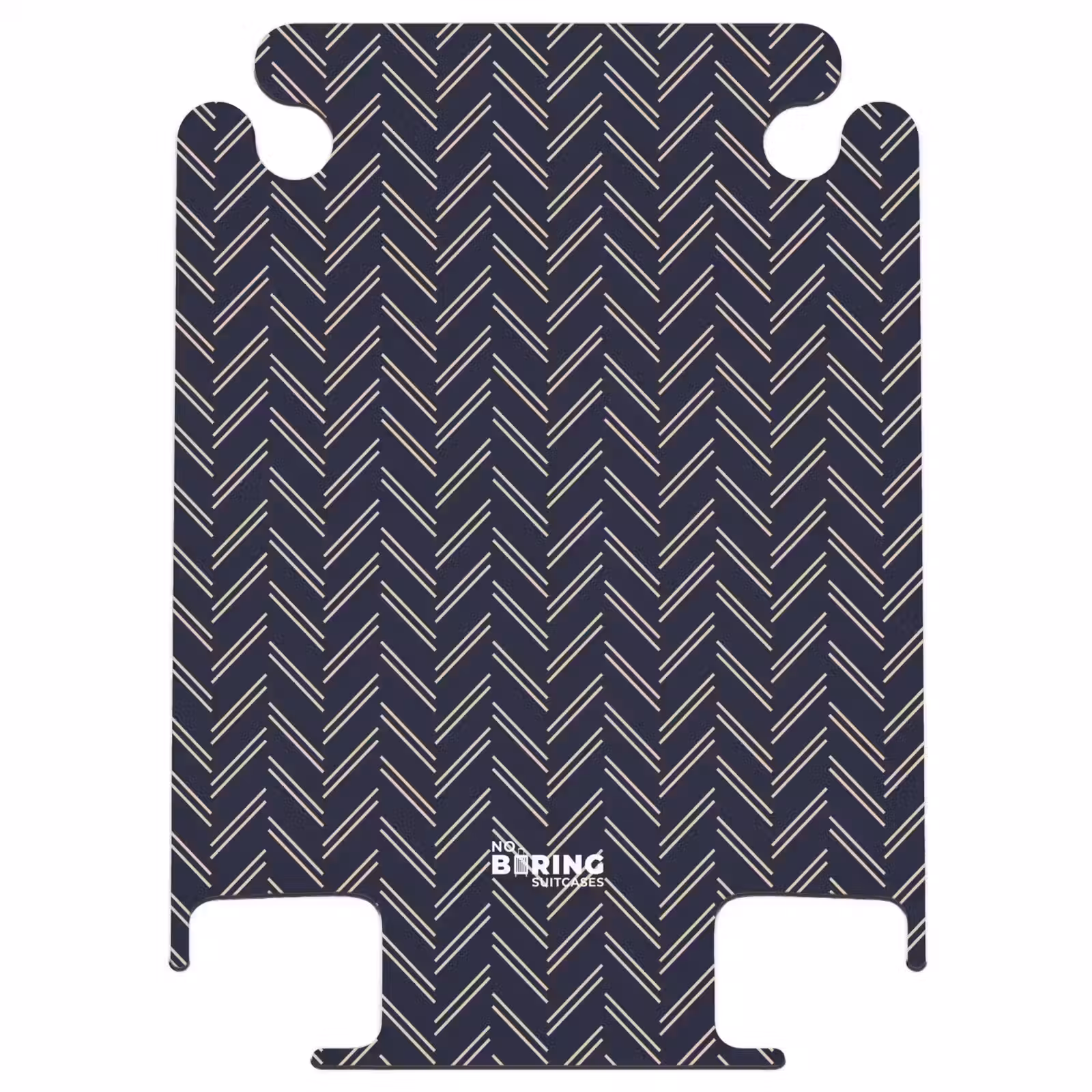 CaseSwap - Visgraatstructuur met lichtroze lijnen op donkerblauw — 1