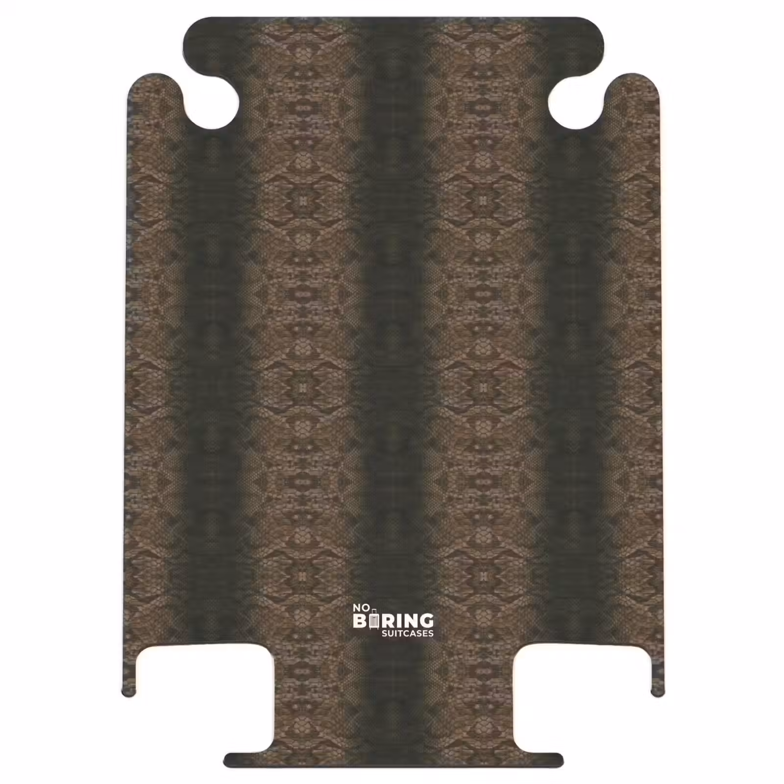 CaseSwap™ - Bruin slangenhuid met symmetrische schubstructuur — 1