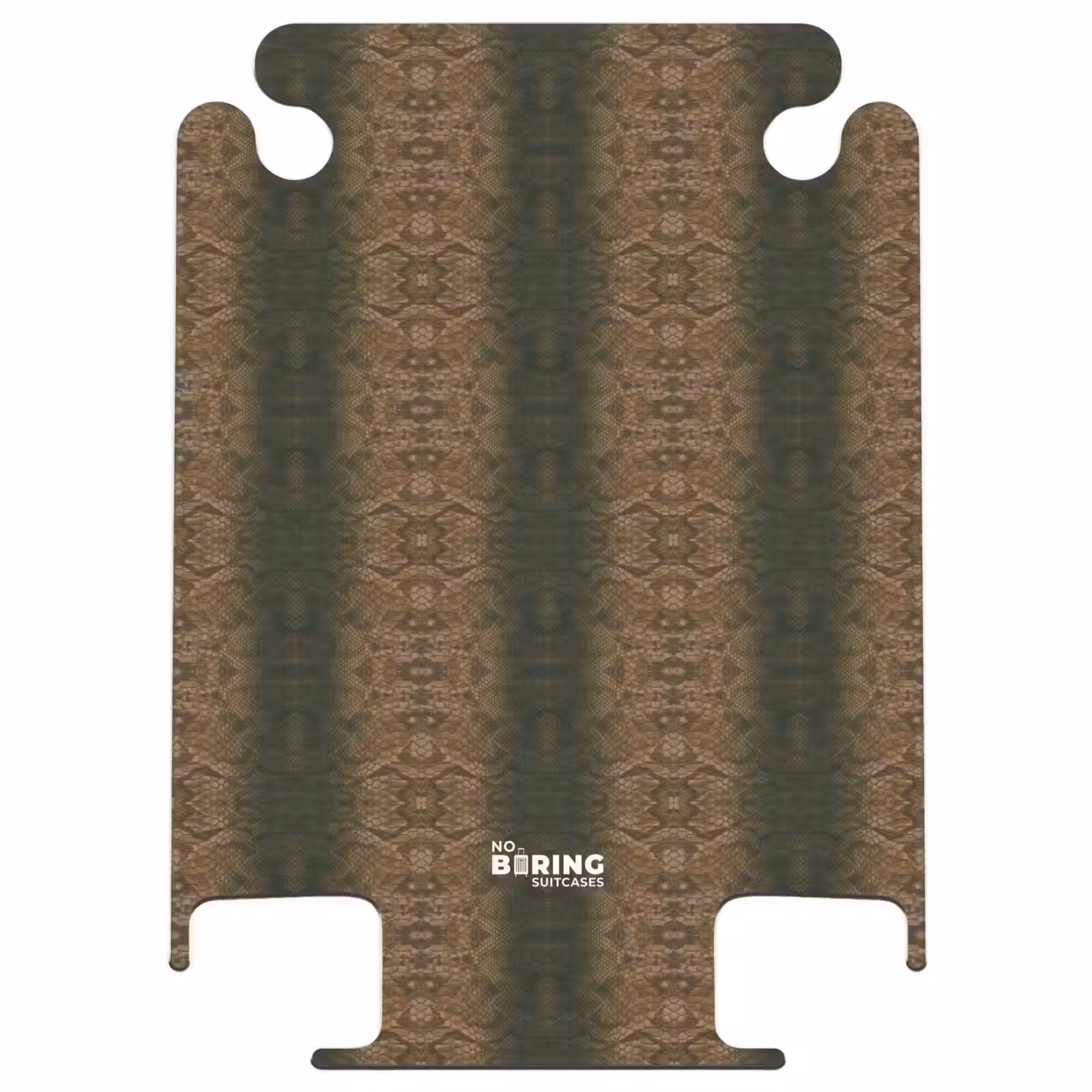 CaseSwap - Bruine slangenhuid met symmetrische schubstructuur — 1
