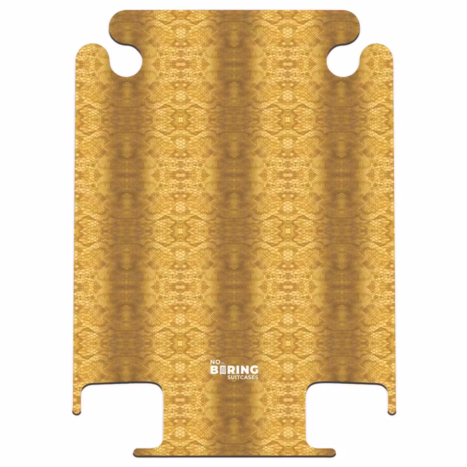 CaseSwap - Gele slangenhuid met symmetrische schubstructuur — 1