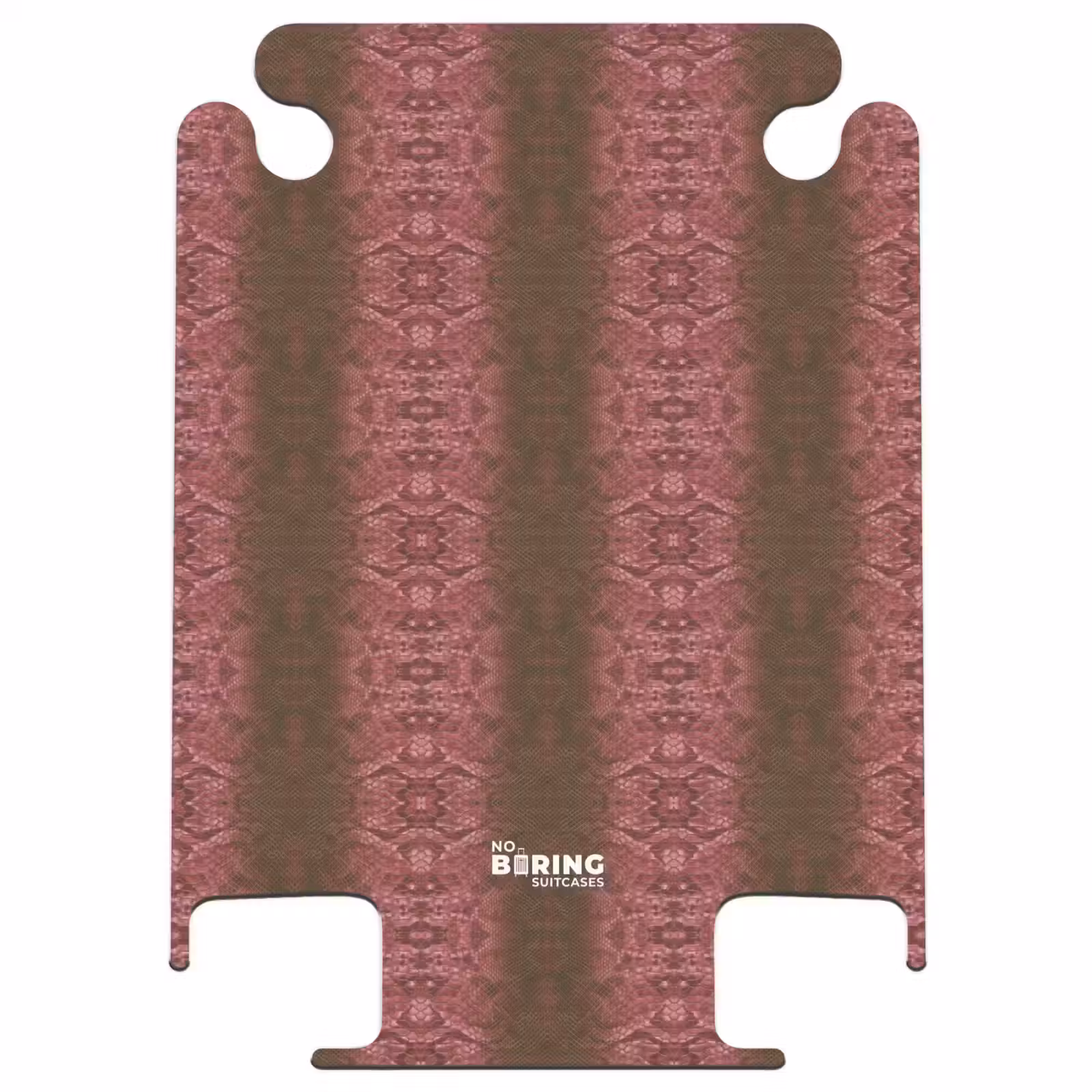 CaseSwap™ - Roodbruin slangenhuid met symmetrische schubstructuur — 1