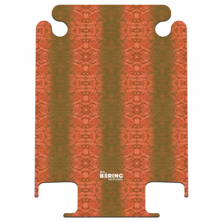 CaseSwap™ - Rood groen slangenhuid met symmetrische schubstructuur — 1