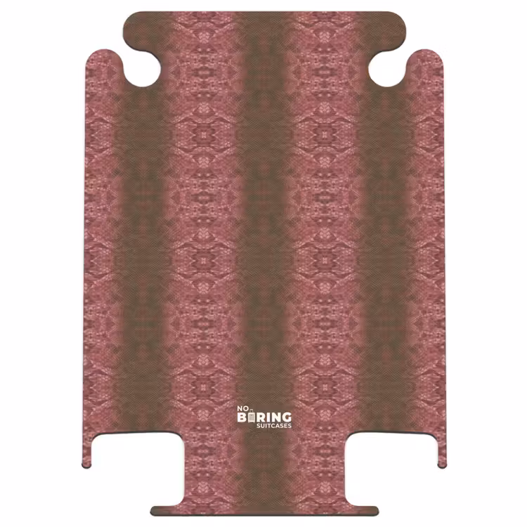 CaseSwap™ - Roodbruin slangenhuid met symmetrische schubstructuur — 1