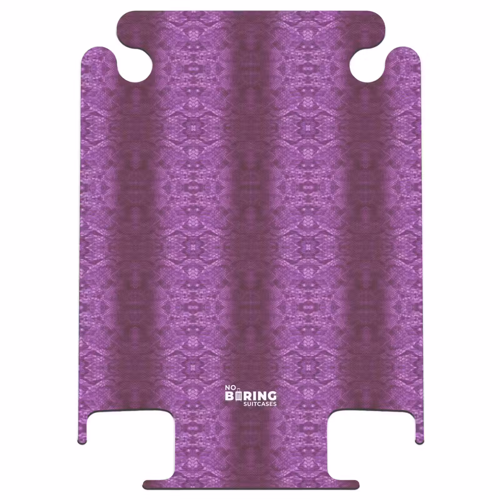 CaseSwap™ - Dieppaars slangenhuid met symmetrische schubstructuur — 1