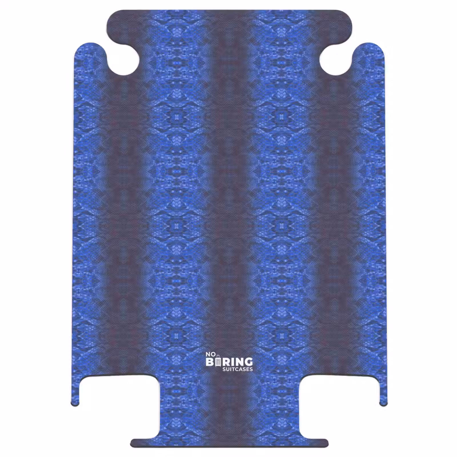 CaseSwap - Donker blauw slangenhuid met symmetrische schubstructuur — 1