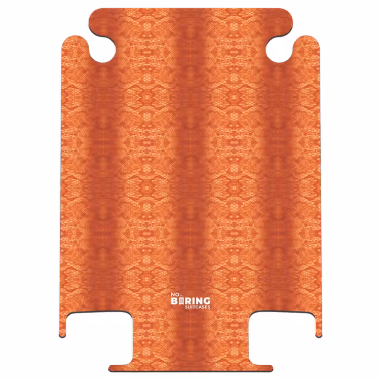 CaseSwap™ - Oranje slangenhuid met symmetrische schubstructuur — 1