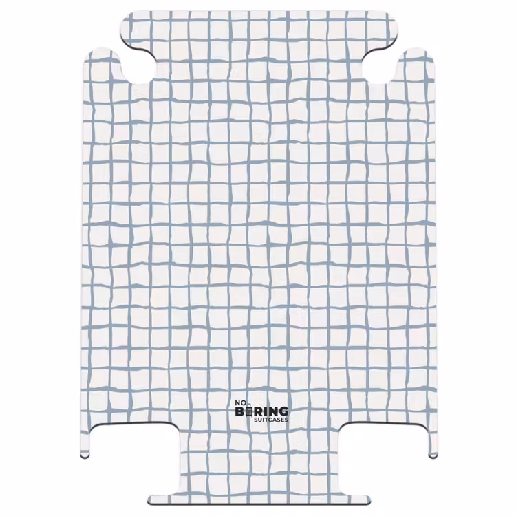 CaseSwap - Handgetekend blauw raster met zachte hoeken — 1