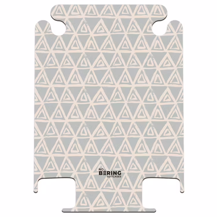 CaseSwap™ - Herhalende driehoekstructuur in pastel — 1