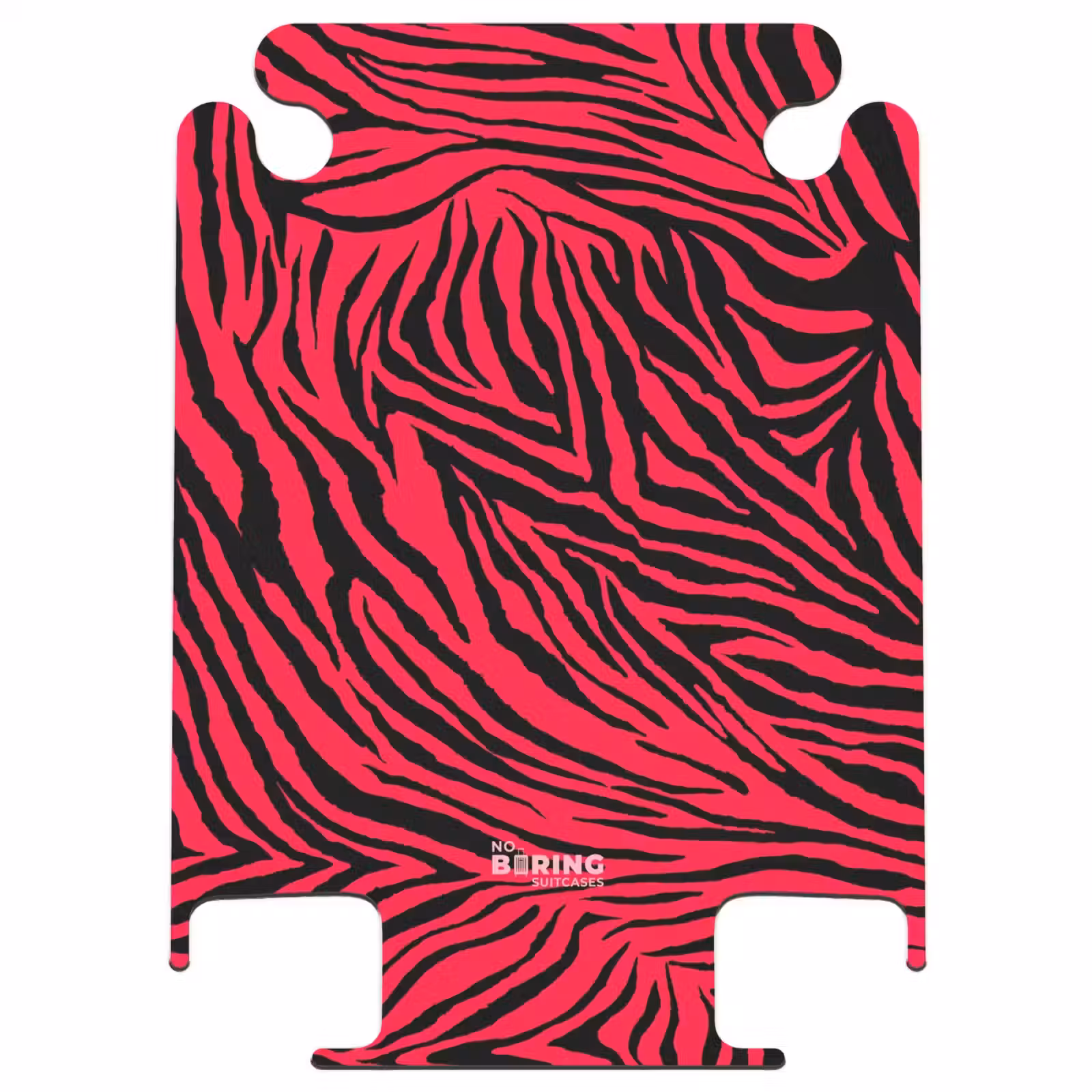 CaseSwap™ - Zebrastrepen in zwart op felroze achtergrond — 1