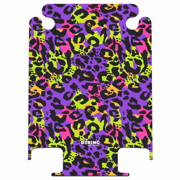 CaseSwap™ - Neon panterprint op paars met kleurrijke accenten — 1