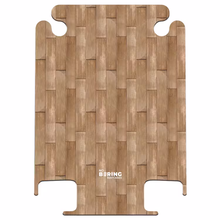 CaseSwap™ - Lichtbruine houten planktextuur — 1