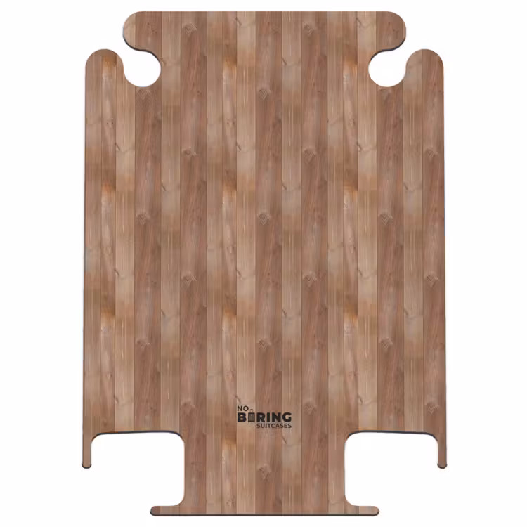CaseSwap™ - Roodbruin met hout structuur — 1