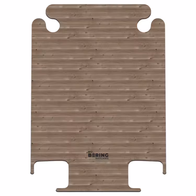 CaseSwap - Bruin hout met fijne horizontale nerfstructuur — 1