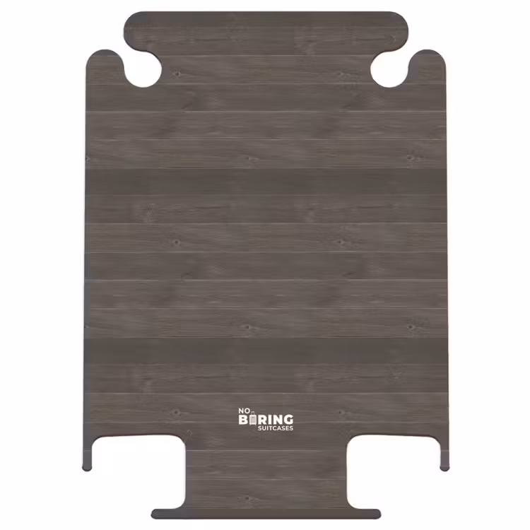 CaseSwap™ - Donker verweerd hout met horizontale planken — 1