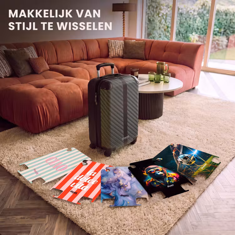 CaseSwap - Groene carbonstructuur met zwarte middenstreep — 5