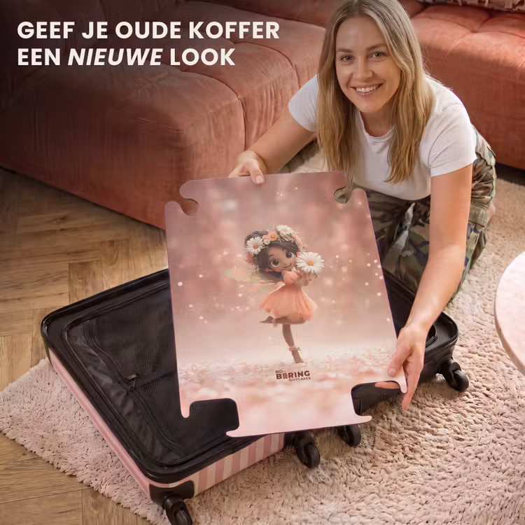 CaseSwap - Fee in een oranje jurk met een madeliefje — 3
