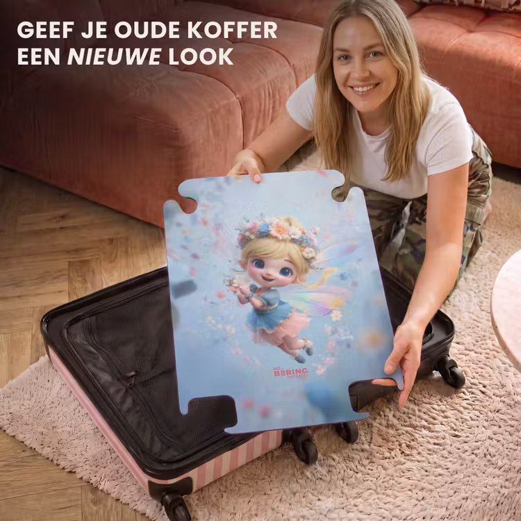 CaseSwap - Fee met blauwe jurk en bloemetjes kroon — 3