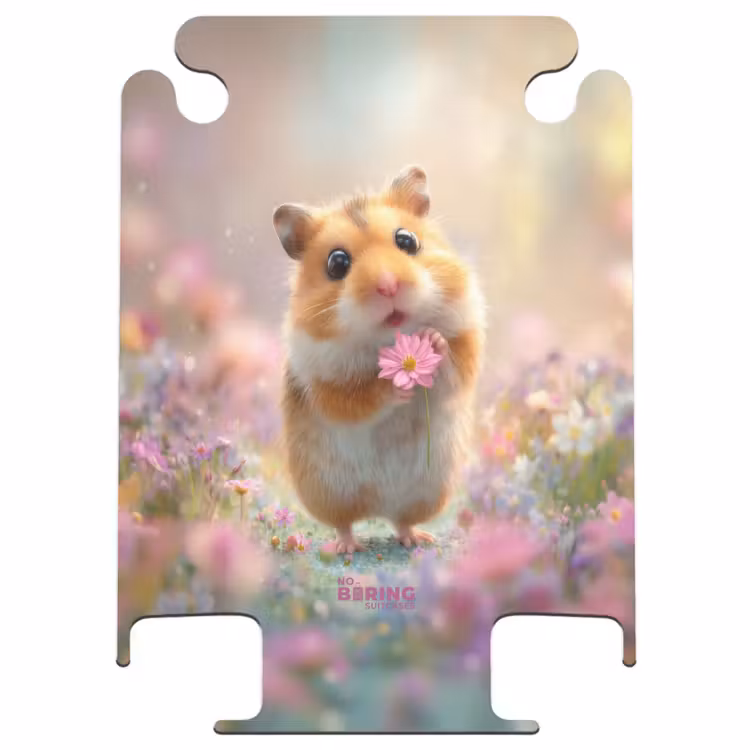 CaseSwap™ - Hamster omringd door bloemen — 1