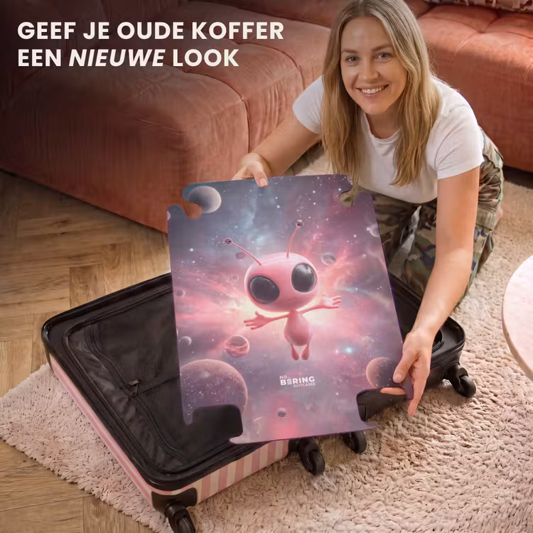 CaseSwap - Roze alien in de ruimte — 3