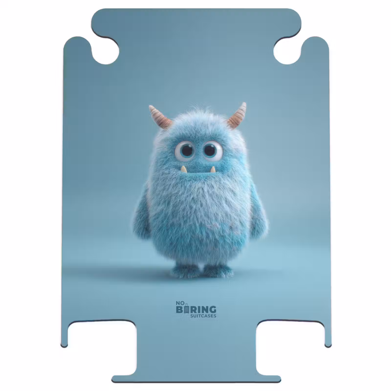 CaseSwap™ - Blauw monster op een blauwe achtergrond — 1