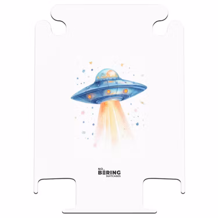 CaseSwap™ - Blauwe ufo die opstijgd — 1
