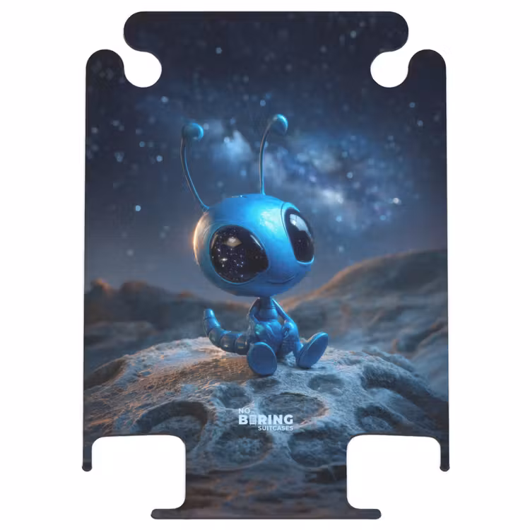 CaseSwap™ - Kleine blauwe alien die naar de melkweg kijkt — 1