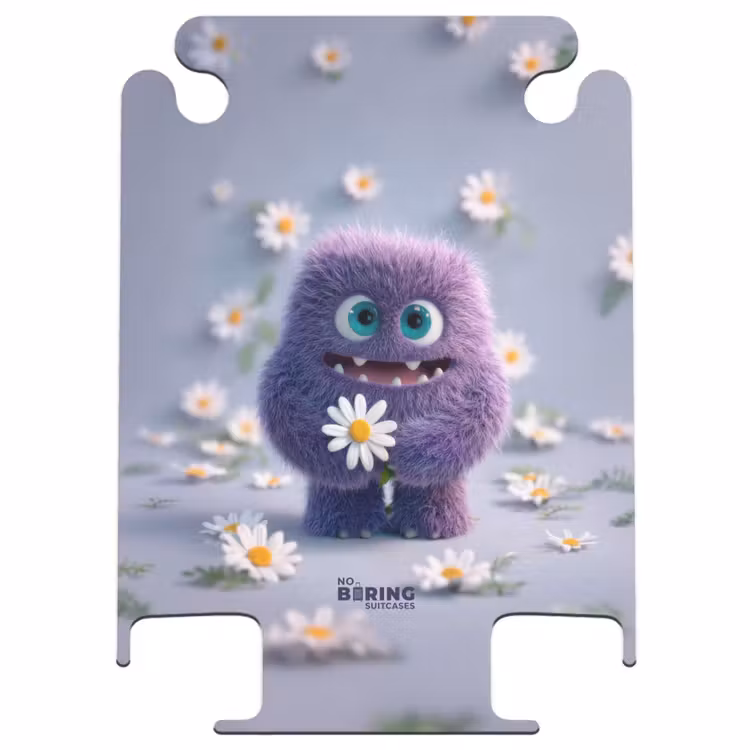 CaseSwap™ - paars monster met madeliefjes — 1