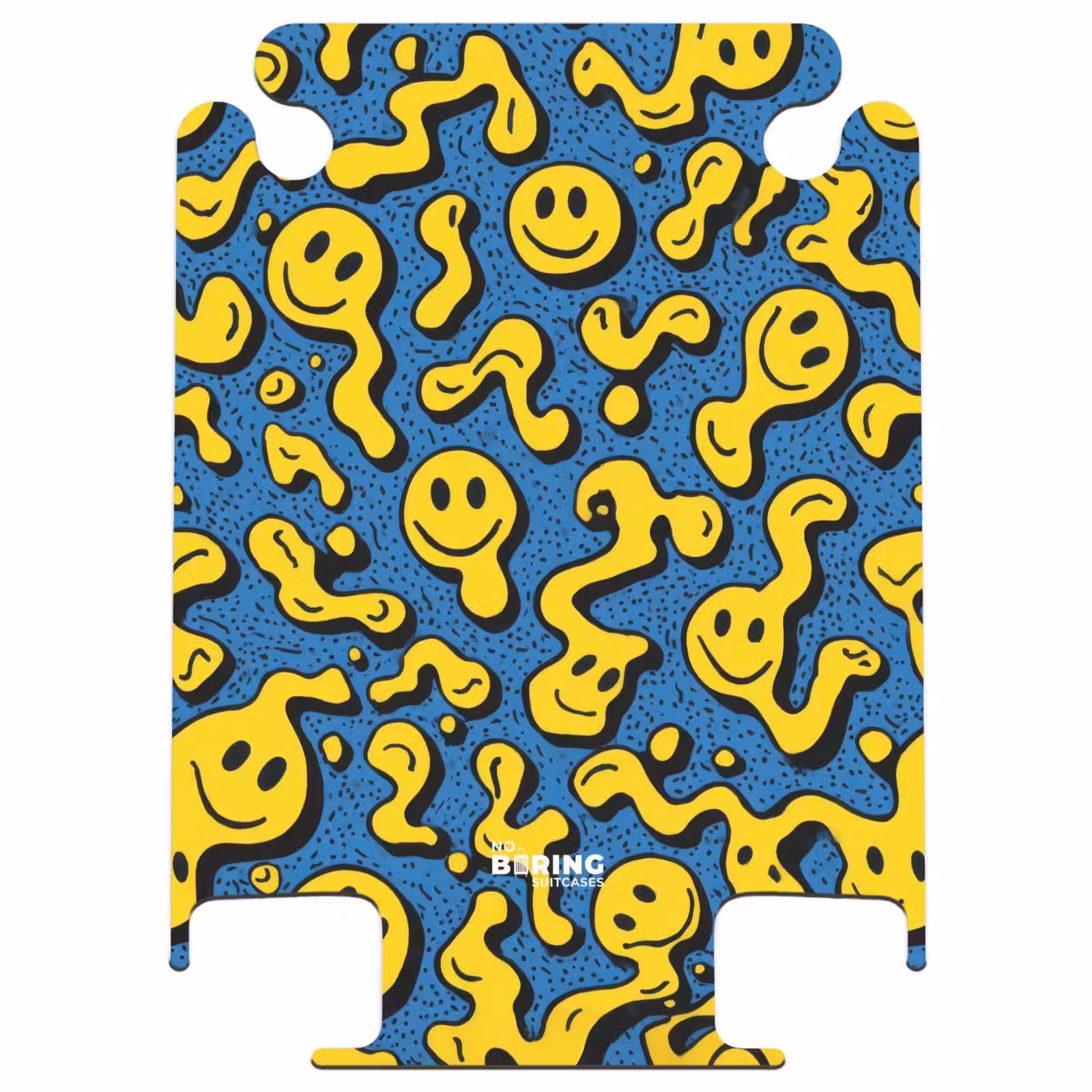 CaseSwap™ - Vloeiende smiley's op een blauwe achtergrond — 1