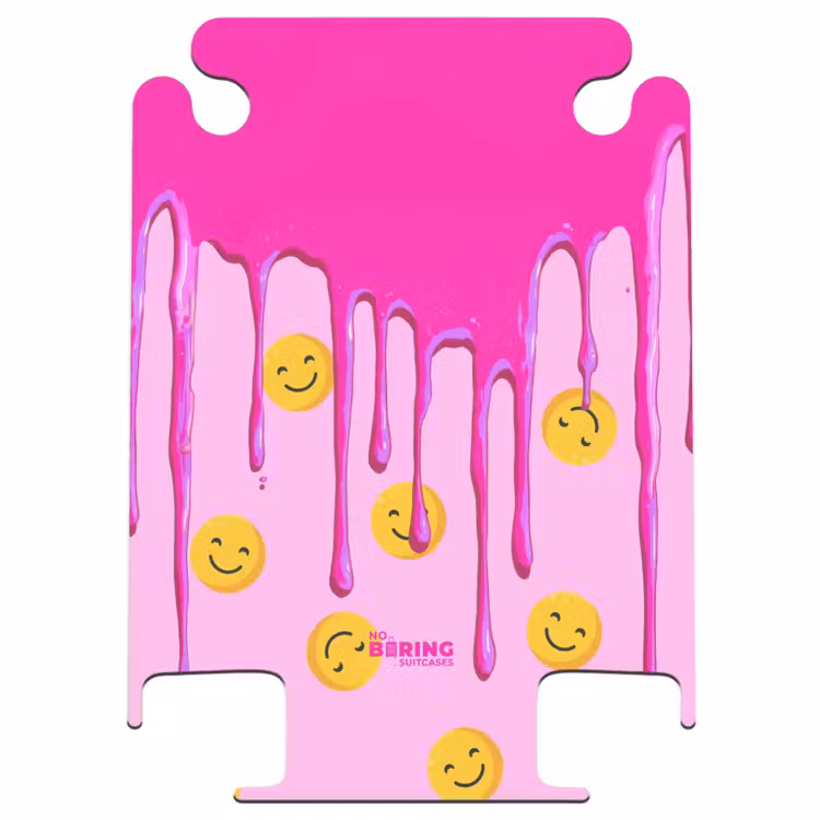CaseSwap - Druipend roze verf over smiley's — 1