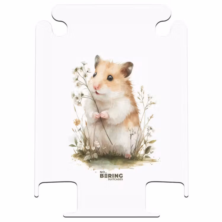 CaseSwap™ - Hamster met bloemetjes — 1
