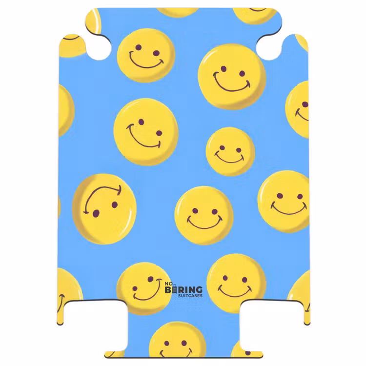 CaseSwap - Smiley's op een blauwe achtergrond — 1