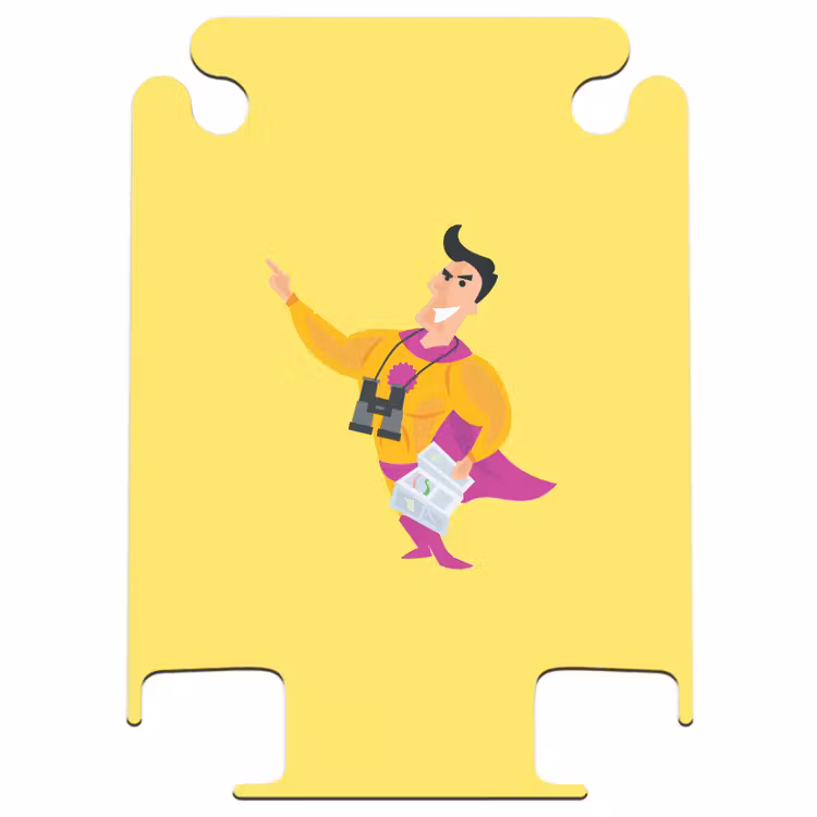 CaseSwap™ - VakantieDiscounter - Tourguide - Cartoon — 1