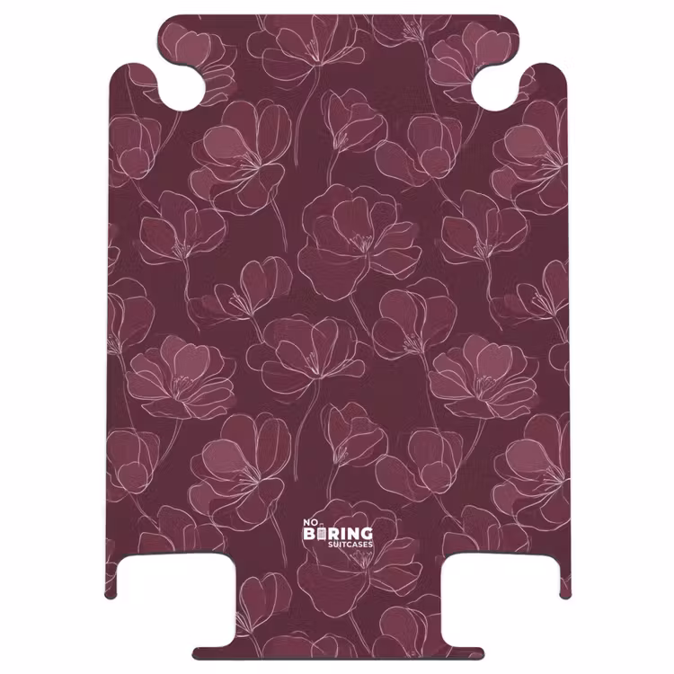 CaseSwap - Bloemen - Patroon - Bordeauxrood — 1