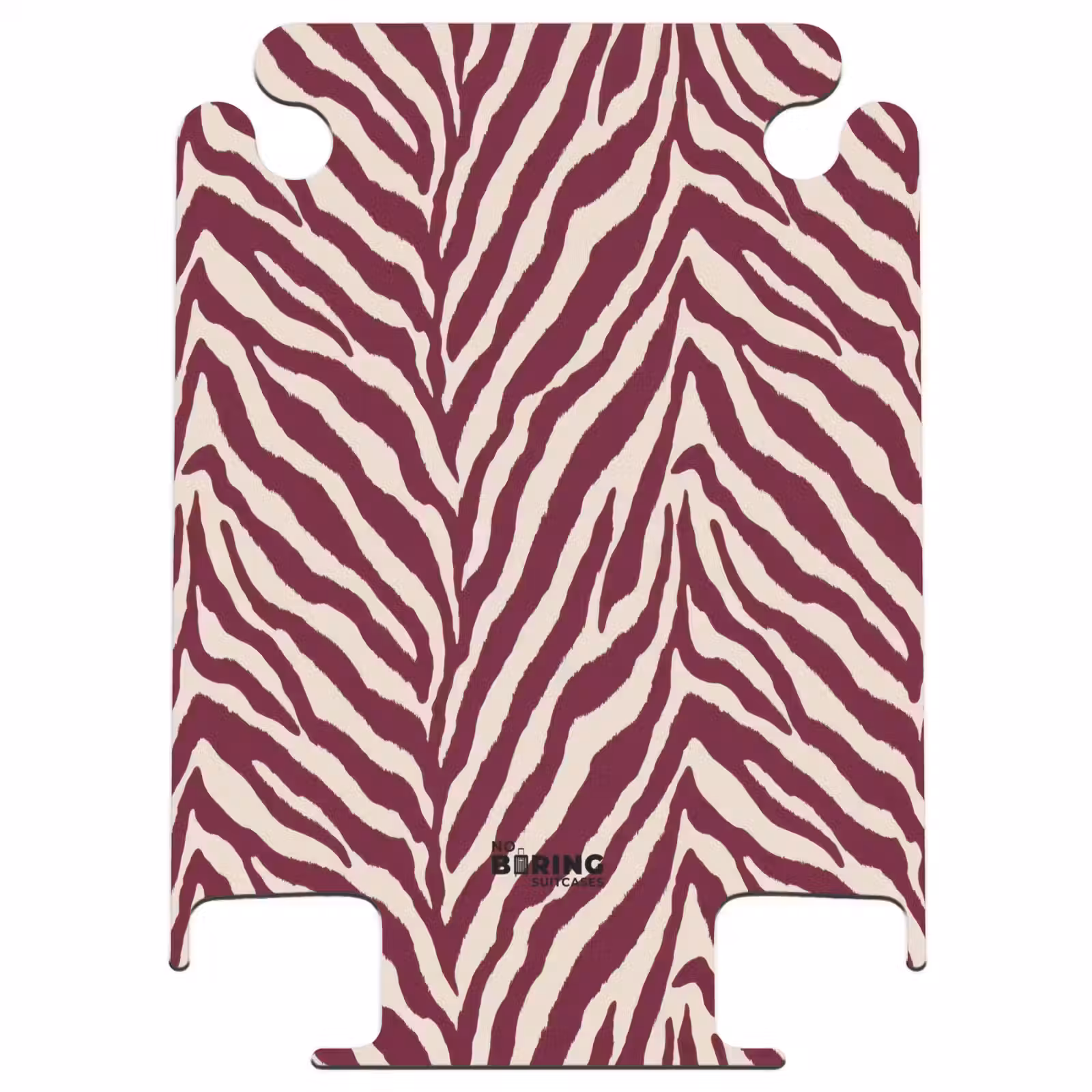 CaseSwap™ - Zebra - Motief - Bordeaux - Rood — 1