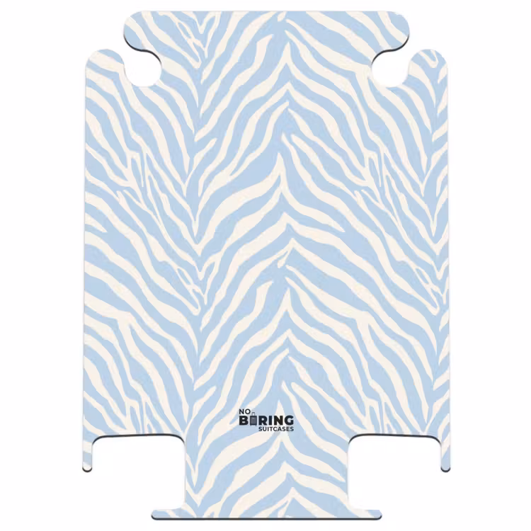 CaseSwap™ - Zebra - Motief - Blauw - Wit — 1