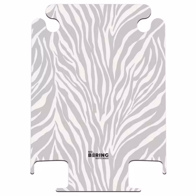 CaseSwap™ - Zebra - Motief - Grijs — 1