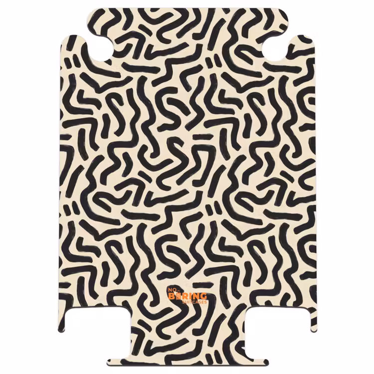 CaseSwap - Abstract - Lijnen - Zwart — 1