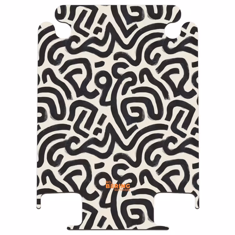 CaseSwap™ - Modern - Abstract - Zwart — 1