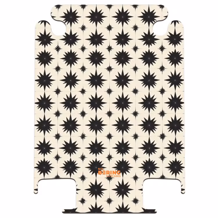 CaseSwap™ - Stervormen - Geometrisch - Zwart — 1