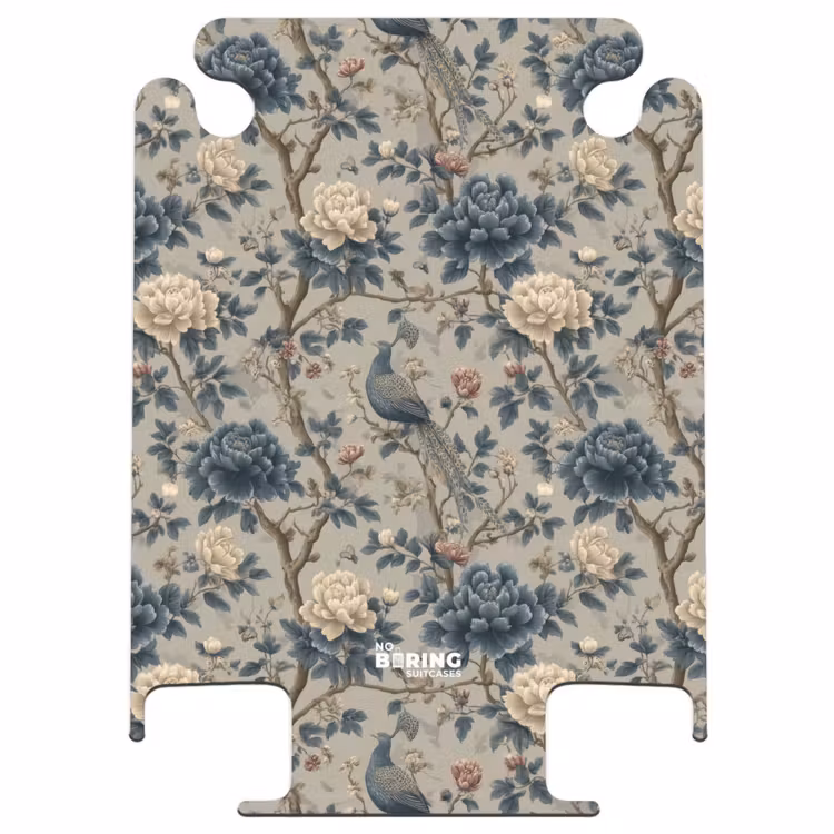 CaseSwap™ - Pauw - Bloemen - Blauw — 1