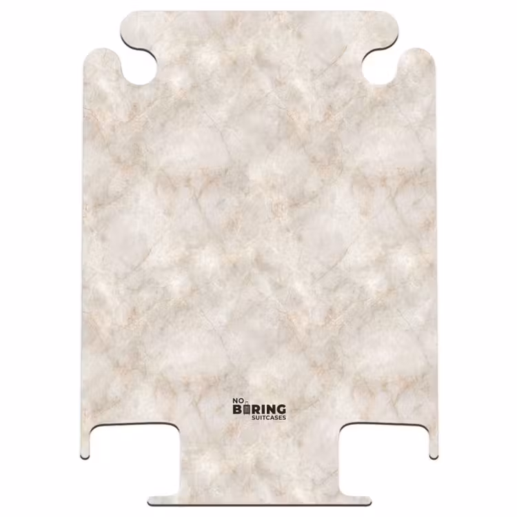 CaseSwap™ - Lichtbeige - Goudbruine Nerven - Marmer — 1