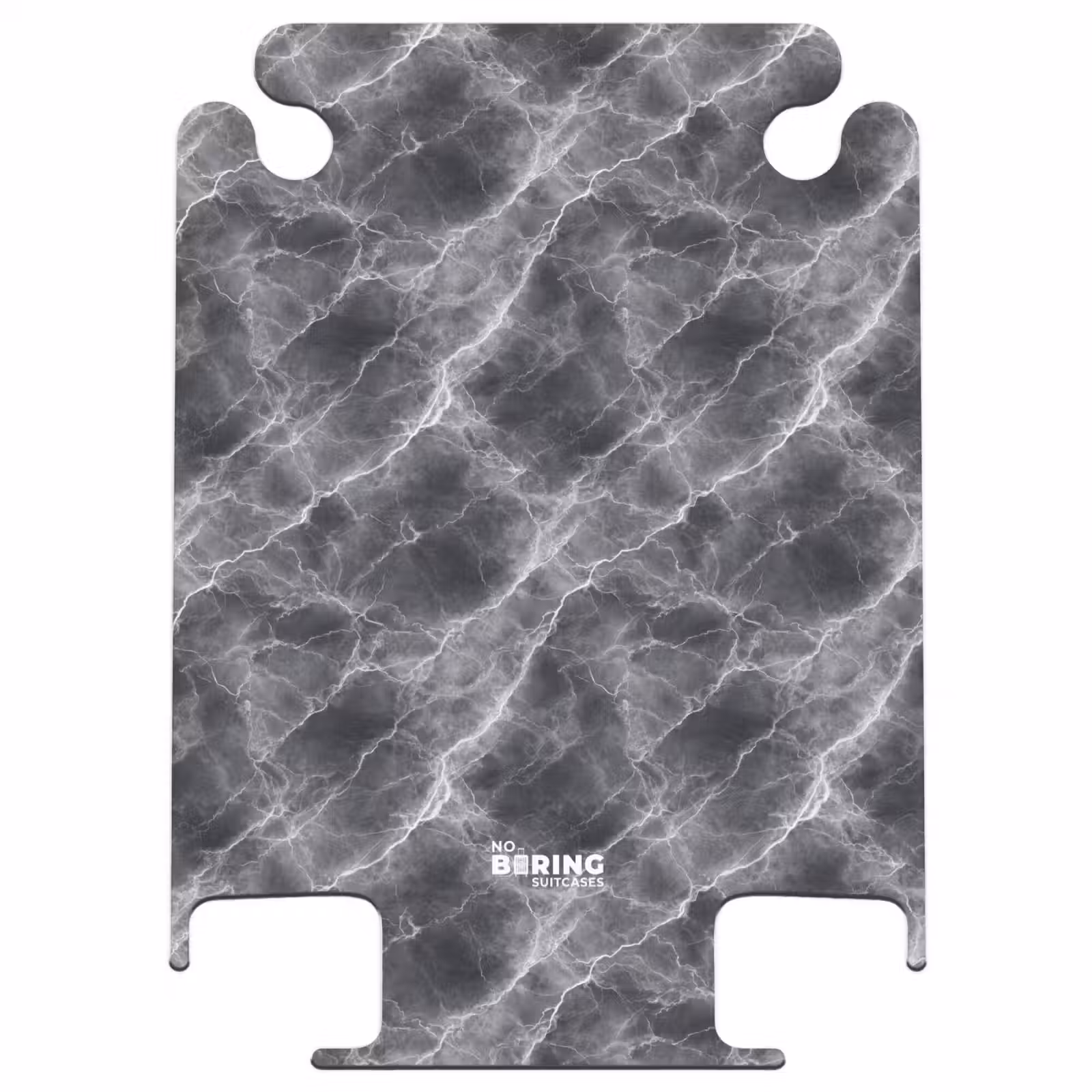 CaseSwap™ - Donkergrijs - Bliksem - Marmer — 1