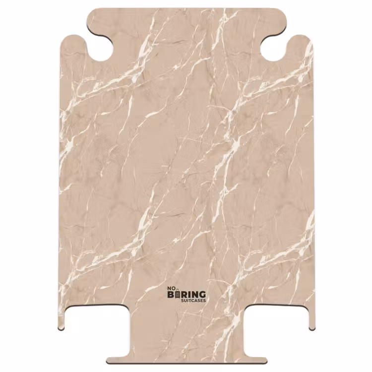 CaseSwap™ - Beige - Marmer - Organisch - Wit — 1