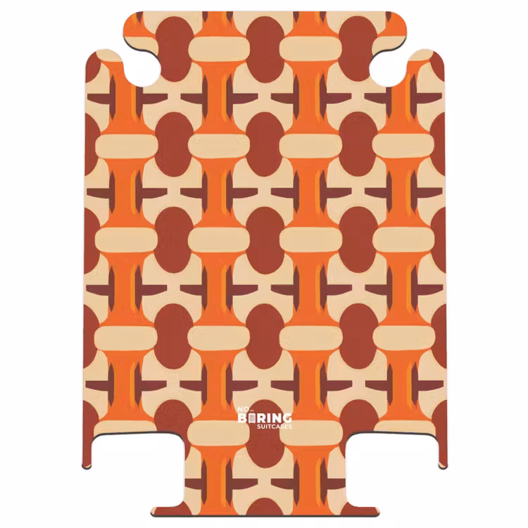 CaseSwap™ - Geometrisch - Retro - Oranje — 1