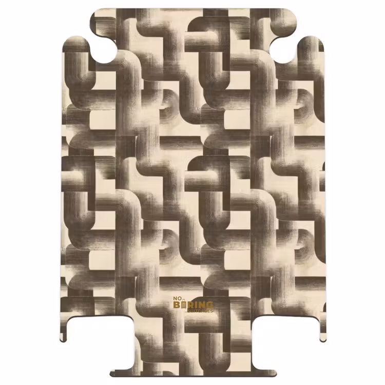 CaseSwap™ - Abstract - Retro - Zwart — 1