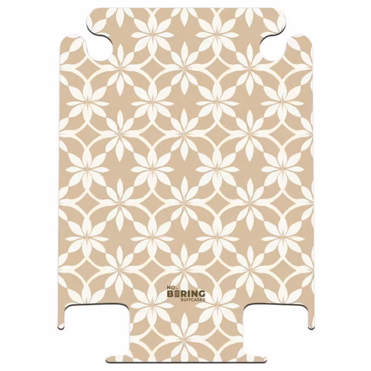 CaseSwap™ - Bloemen - Patroon - Beige — 1