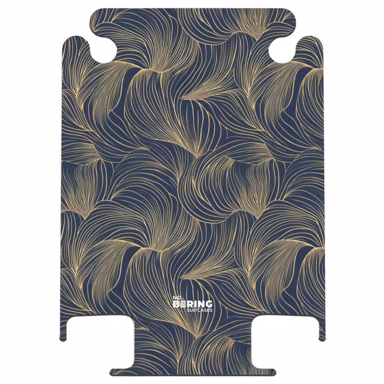 CaseSwap™ - Abstract - Lijnen - Blauw - Goud — 1