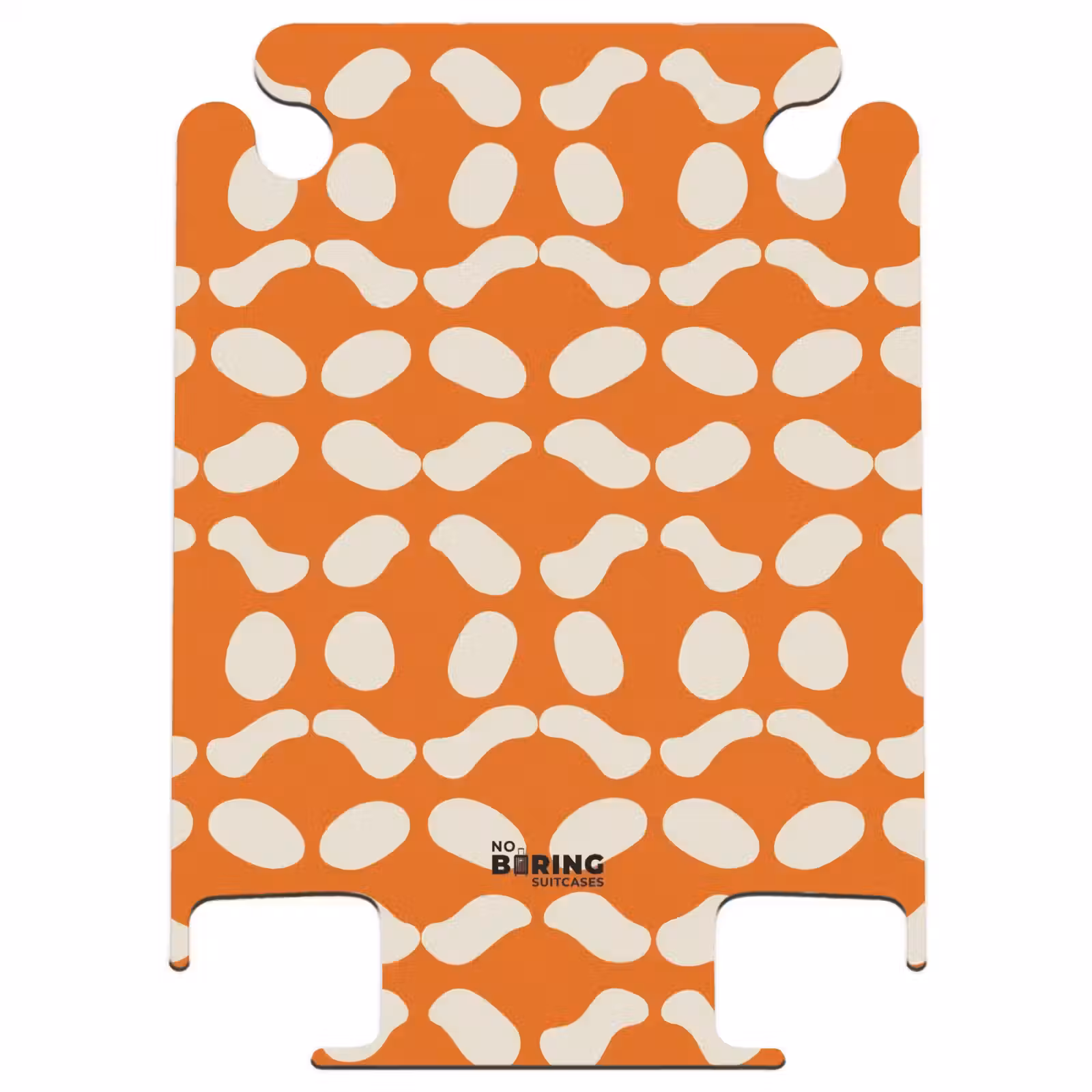 CaseSwap™ - Oranje - Ruitpatroon - Wit — 1